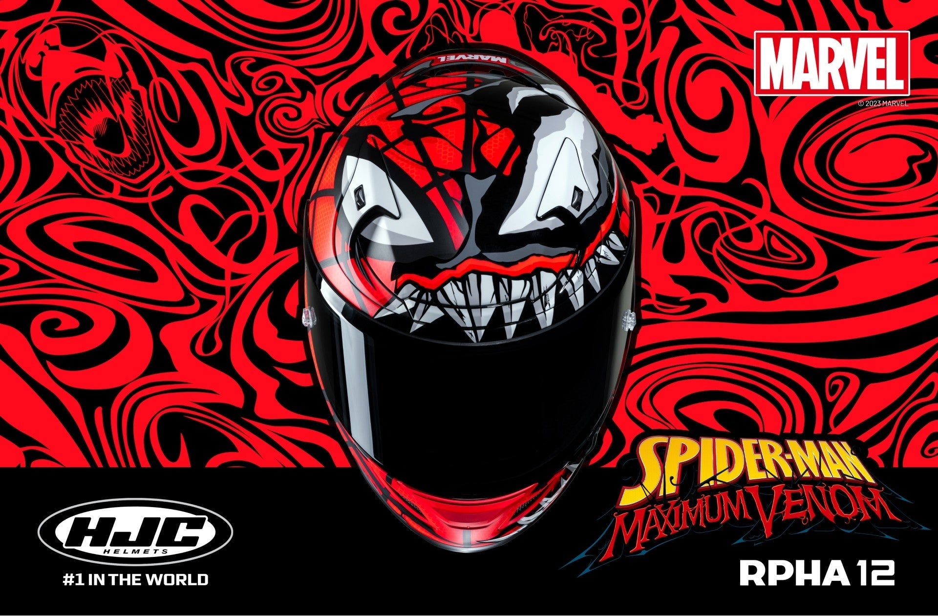 hjc carnage helmet RPHA 12N KEPINA HELMETS US The RPHA 11 features a Double MAXIMIZED VENOM MARVEL HJC
