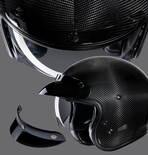 carbon fiber open face motorcycle helmets Speed and Strength Speed SS4000 Helmet Mesh by Cardo ready *Sold separately Chinstrap Ruroc EOX 2.0 Eclipse -
