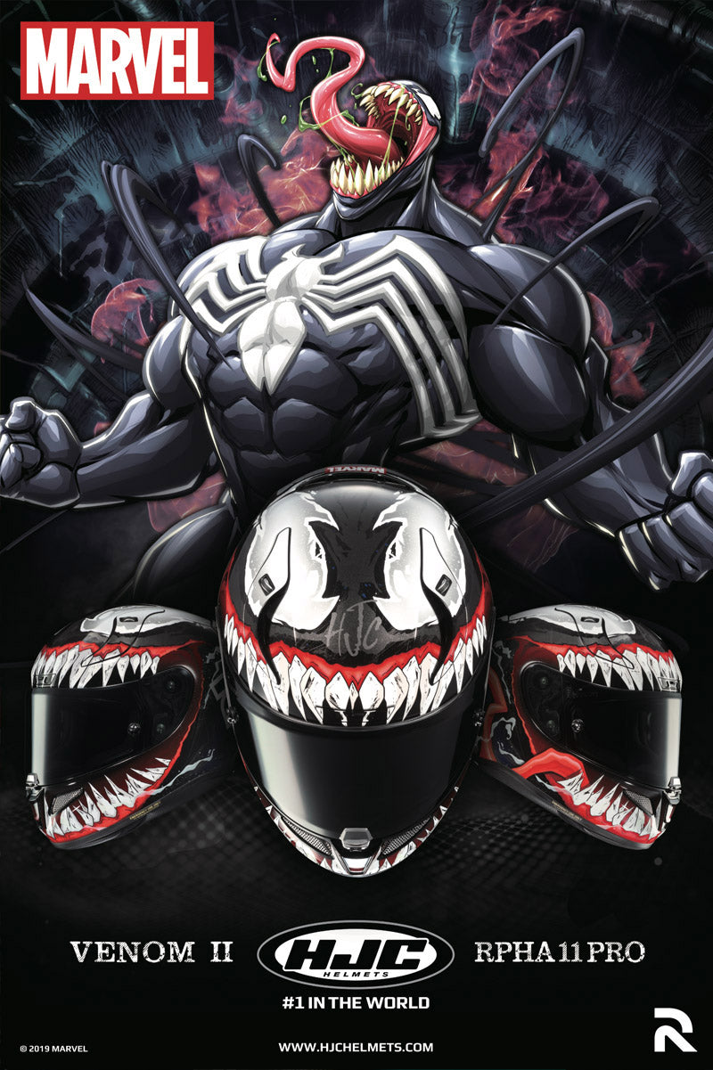 Casco Hjc Rpha 11 Venom 2 Marvel MC1