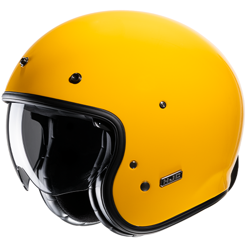 1 2 shell yellow motorcycle helmet V31 SOLID – HJC HELMETS US