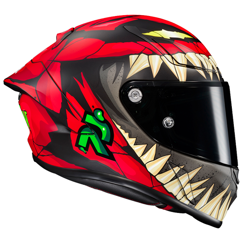 HJC RPHA 11 Pro Carbon Bleer Motorcycle Helmet Red/Black XL 