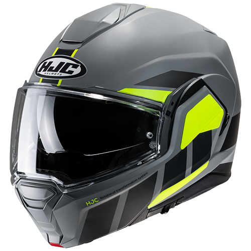 Casque Modulable HJC i100 Hyper Silver, HJC Helmets